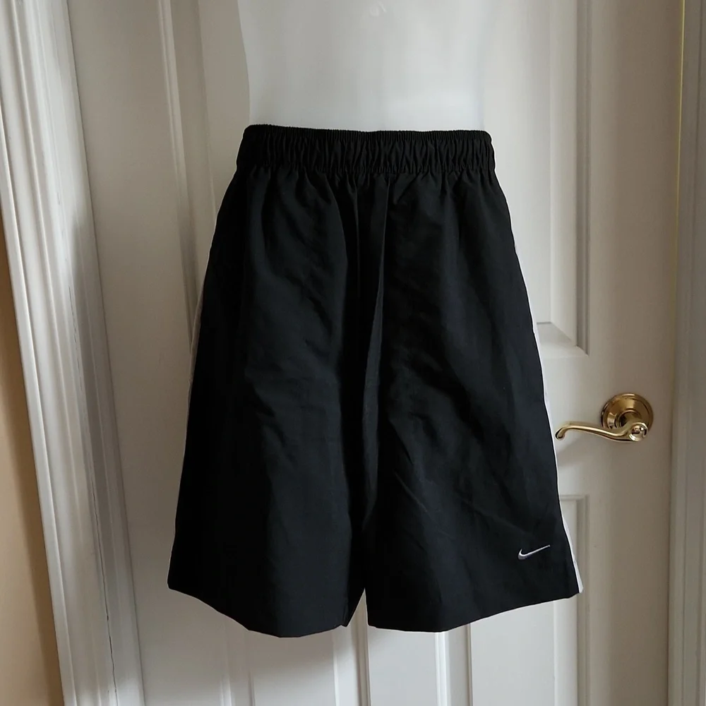 NIKE Men's Swim Shorts Black with Grey Sides Size M